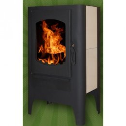 Печь-камин ЭкоКамин Бавария ЭКО с плитой (ПК 165)